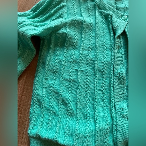 Gap Teal Button Up Cardigan - Picture 2 of 3